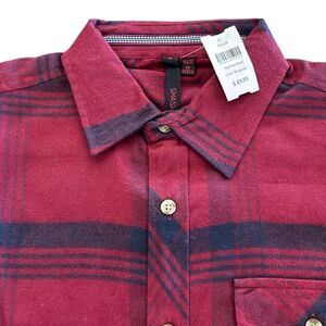 NEW Smash Mens Flannel Shirt